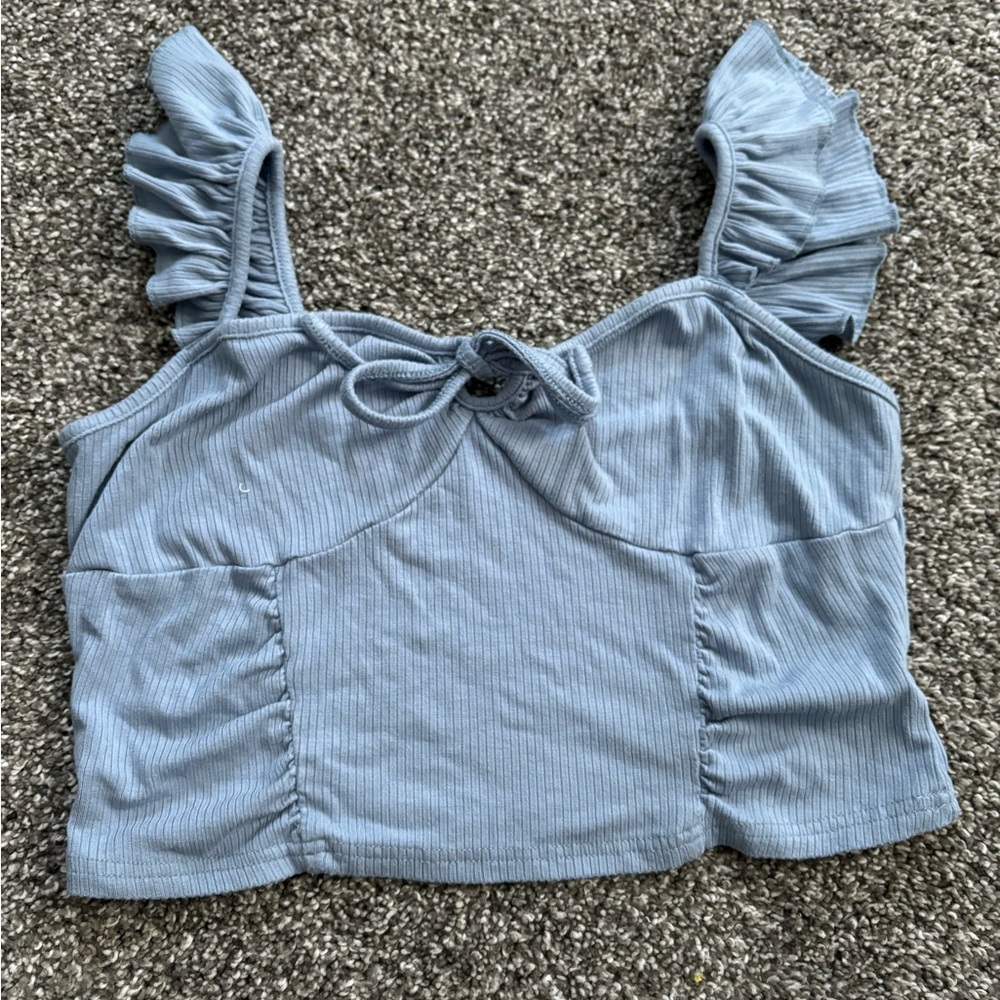 blue blouse
